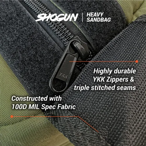 Miniatura 5 de Shogun Sacos de Arena para Entrenar – Saco de Arena de Entrenamiento Resistente para Entrenamiento con Pesas, Entrenamiento Cruzado, Strongman, Verde