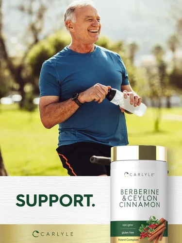 Miniatura 10 de Carlyle Berberina con canela de Ceilán Complejo de 2000mg 60 cápsulas Vegetariano, sin OGM, sin gluten