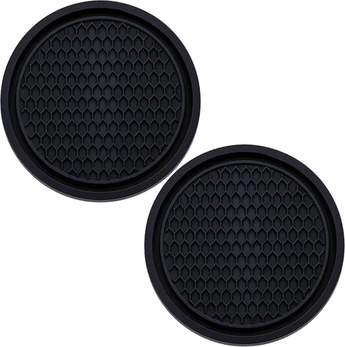 2 piezas posavasos para portavasos de automóvil, posavasos universales antideslizantes para portavasos de automóvil, 2.75 pulgadas posavasos