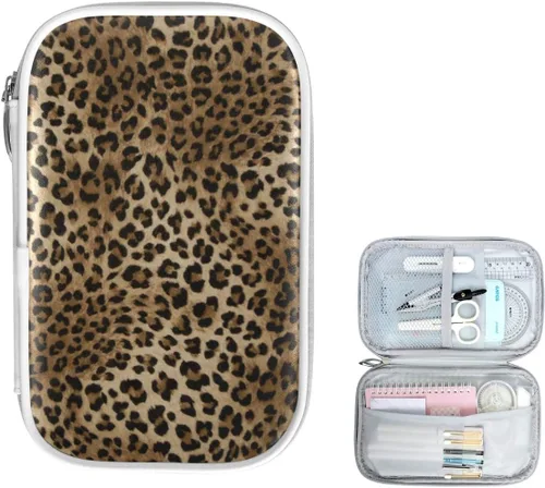 Miniatura 11 de Lindo Koala hojas verdes bolsa de lápices con cremallera organizador de lápices estacionario bolsa de maquillaje cosmético bolsa para la escuela