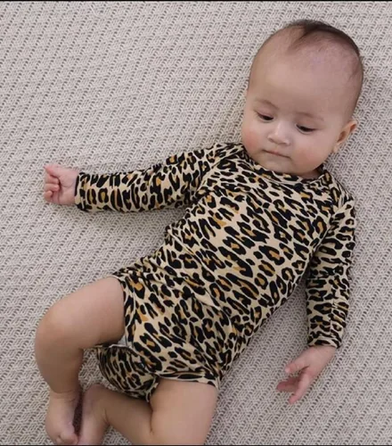 Miniatura 10 de Body para bebé con puños de manopla, rayón hecho de bambú, pijama de manga larga para niños y niñas