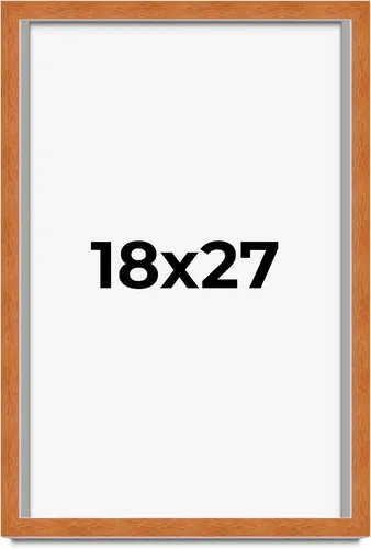 Miniatura 344 de Marco de 3 x 3 pulgadas, marco de madera maciza de nuez miel tradicional marrón Ancho de moldeo de 0.875 pulgadas Profundidad de conejo de 0.875
