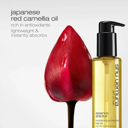 Miniatura 5 de shu uemura art of hair Essence Absolue Nourishing Protective Hair Oil - Lightweight Multi-Benefit, Hydrates, Adds Shine, and Reduces Frizz with Heat