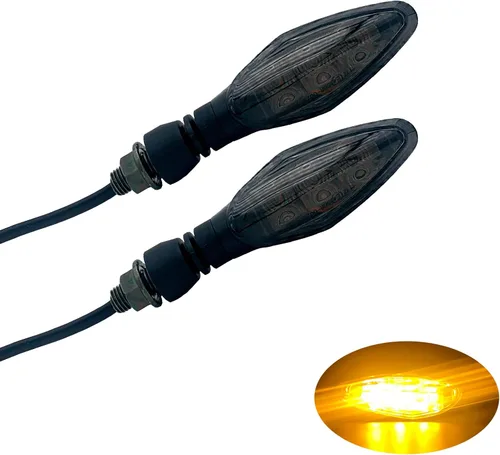 Miniatura 15 de Luz de señal de giro LED E-MARK Vehículo Inspección 2 unids set moto universal alto brillo DC12V