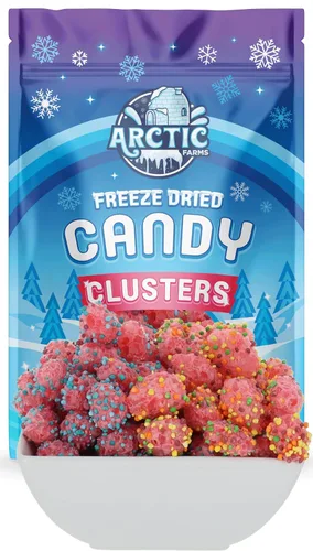 Miniatura 6 de Arctic Farms Caramelos liofilizados en racimos de caramelos de 2 onzas empaquetados y en caja (sabores surtidos)