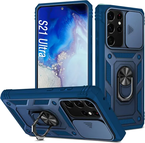 Miniatura 68 de Funda para Galaxy S22 Ultra, a prueba de golpes, resistente a los impactos con lente deslizante Funda protectora para Samsung Galaxy S22 Ultra 4G/5G