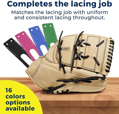 Miniatura 2 de TOFL Baseball Thumb & Pinky Replacement Loops for Baseball Gloves & Softball Mitts to Match Glove Relace Kit