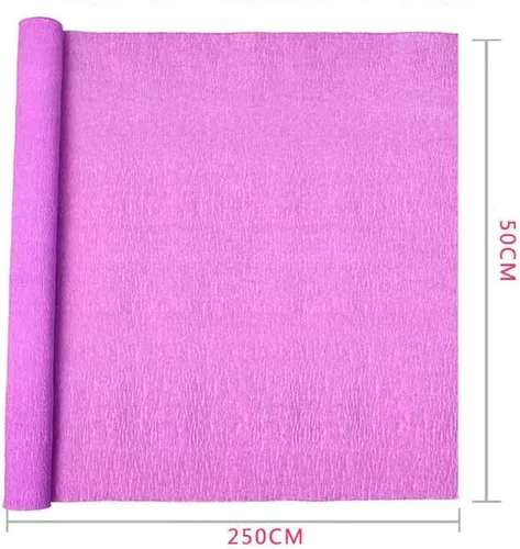 Miniatura 4 de Rollo de papel crepé de alta calidad de 3.17 oz de ancho, 98 pulgadas de largo, serpentina de papel para manualidades, decoración colgante de fiesta