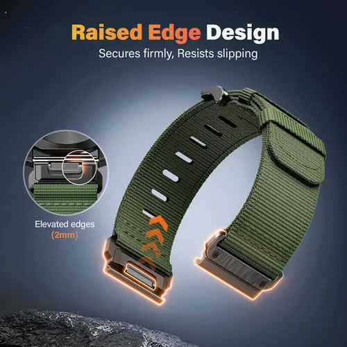 Miniatura 4 de Compatible con Garmin Fenix 6 Watch Band para Fenix 8 1.850 in/8 Pro 1.850 in/Fenix 7/Fenix 6 Pro/5/5 plus, 0.866 in Quickfit Correa de reloj Verde