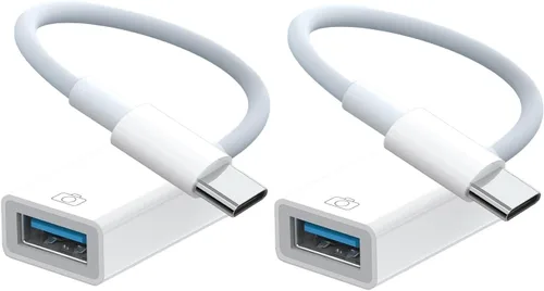 Miniatura 4 de Adaptador USB-C a USB de Apple para iPhone 17/16/15, certificado MFi tipo C a USB OTG cable compatible con MacBook Pro Air, iPad Pro/Air, iMac