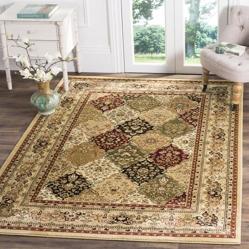 Miniatura 24 de SAFAVIEH Lyndhurst Collection LNH221C - Alfombra cuadrada de 8 pies multicolor / beige tradicional oriental, no desprende pelusa, para sala