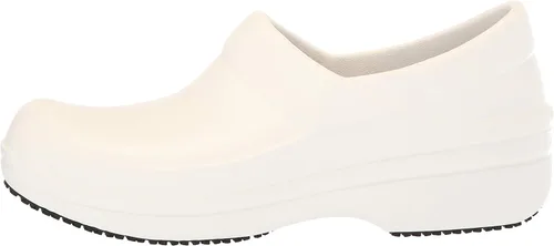 Miniatura 11 de Crocs Neria Pro II - Crocs embellecidos para mujer Zapatos de trabajo antideslizantes, blanco, 5