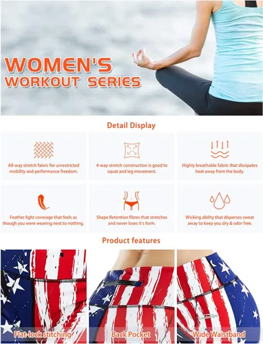 Miniatura 6 de COOLOMG Leggings de yoga para mujer, mallas para correr, leggings de tiro bajo, para entrenamiento, gimnasio, con bolsillos ocultos