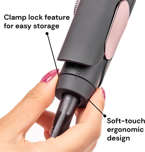 Miniatura 4 de L'ANGE HAIR Le Titane - Plancha plana de titanio, alisador de pelo con bordes curvos para un estilo versátil, plancha plana de doble voltaje