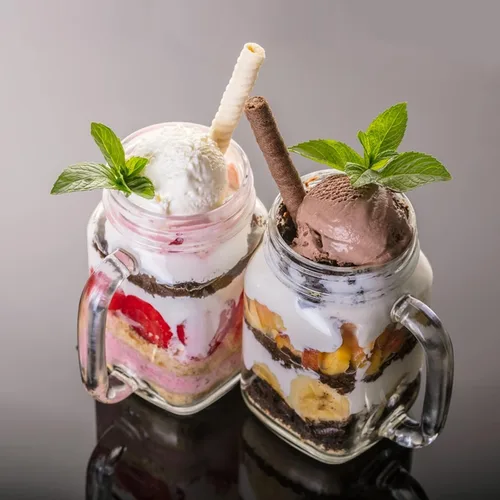 Miniatura 7 de Tarros de vidrio con mango de 16 onzas con tapas, paquete de 9 tarros Mason Tarro de avena de vidrio reutilizable de 16.2 fl oz, tazas de cerveza