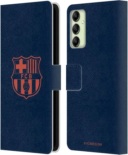 Miniatura 31 de Head Case Designs Funda de piel con licencia oficial del FC Barcelona Barca Crest Graphics para Samsung Galaxy A06 4G