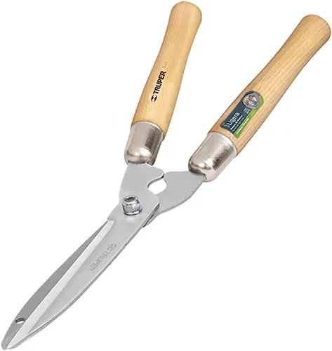 Miniatura 6 de Truper Tijeras de setos de precisión de 10 pulgadas (modelo 31460 / T-17) Professional Manual Bush Trimmer, Contoured Ash Wood Handles with