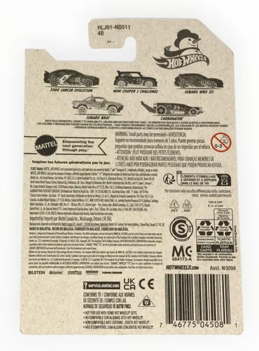 Miniatura 2 de Hot Wheels 2008 Lancer Evolution, Coche a escala 1:64, serie de vacaciones