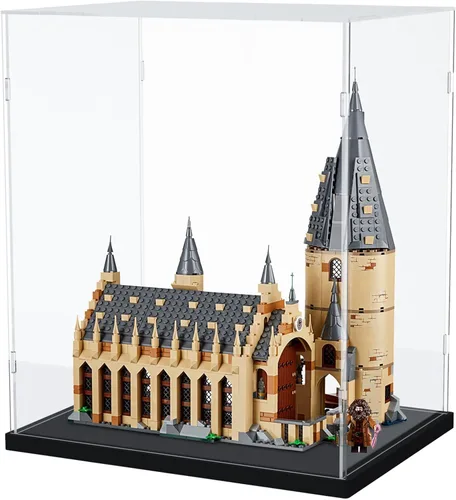 Miniatura 11 de DuvinDD Vitrina de acrílico para Lego Flowers Plum Blossom 10369 Lego Botanicals Lucky Bamboo 10344 Coleccionables, caja de exhibición transparente