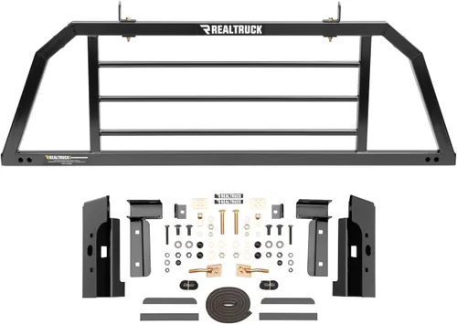Miniatura 11 de Kit de hardware RealTruck BACKRACK para uso con tapa de remolque de perfil bajo, negro, sin perforación 40120 Compatible con Chevrolet/GMC