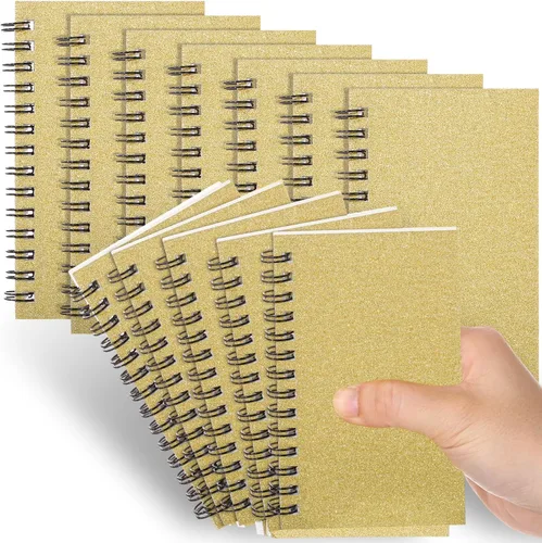Miniatura 17 de Jutom 18 piezas de pequeños cuadernos en espiral, blocs de notas 3x5 a granel, pequeños cuadernos de bolsillo, mini blocs de notas con páginas