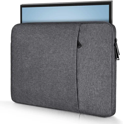 Miniatura 13 de Funda para monitor portátil de 15.6 pulgadas, funda de transporte para la mayoría de monitores portátiles de 15.6 a 16.1 pulgadas con bolsillo Negro