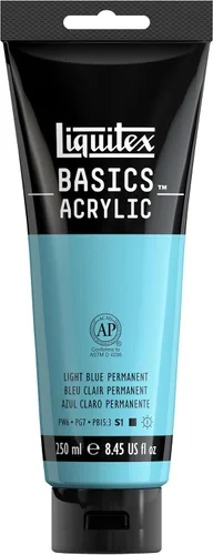 Miniatura 138 de Liquitex BASICS Pintura Acrílica, Botella de 400ml (13.5 oz), Blanco Titanio Titanio Blanco