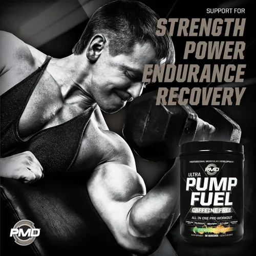 Miniatura 3 de PMD Sports Pump Fuel Ultra Sin Cafeína - Polvo Premium de Preentrenamiento y Bombeo Muscular, Mayor Enfoque, Resistencia y Recuperación, Creatina