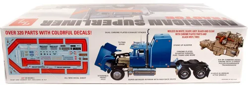Miniatura 2 de AMT American Superliner Semi Tractor 1:24 Kit de modelo a escala