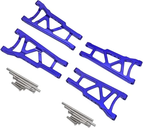 Miniatura 4 de 4 piezas de suspensión delantera y trasera de aluminio de reemplazo de 3655x para RC Traxxas 1/10 Slash Stampede 4x4 4WD Rally XO-1 Opción Hop Ups