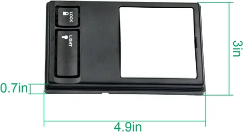 Miniatura 7 de Panel de control de teclado de pared multifunción, consola de puerta de garaje multifunción montada en pared para LiftMaster 41A5273-1 78LM, 78LMC