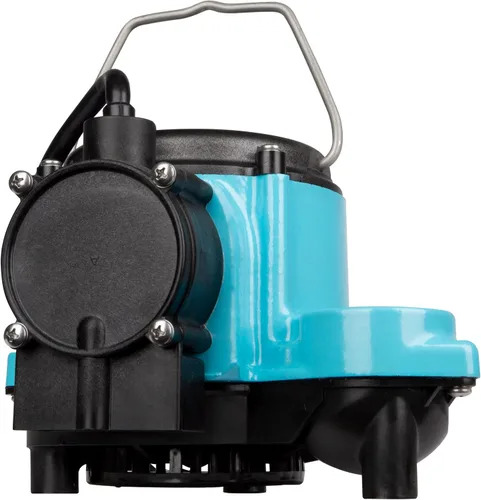 Miniatura 12 de Little Giant 6-CIA-RFS 115 Voltios, 1/3 HP, 2760 GPH Bomba Sumergible de Hierro Fundido con Interruptor de Flotador Mecánico Piggyback, Cable de 10