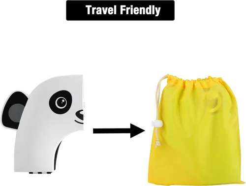 Miniatura 3 de PandaEar - Funda de asiento de inodoro plegable de viaje para niños y entrenamiento para ir al baño, asiento de inodoro de silicona portátil