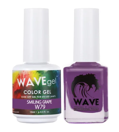 Miniatura 54 de WAVEGEL - Juego dúo de gel y esmalte de uñas a juego - Colección Simplicity - #P109 Blizzard I 0.5 onzas