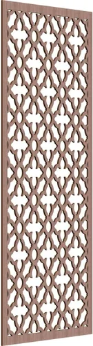 Miniatura 157 de Madison Paneles de pared decorativos de madera con calado, 9 3/8 pulgadas de ancho x 24 3/8 pulgadas de alto x 3/8 de alto, roble rojo rojo (Red Oak)