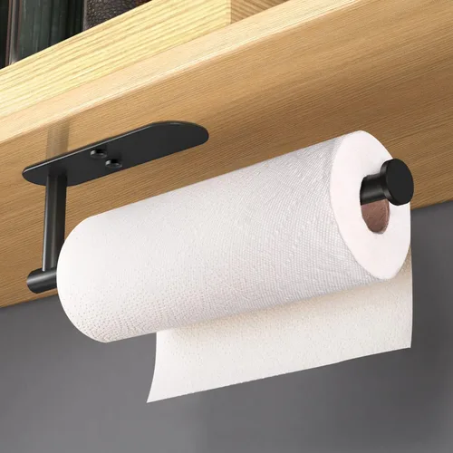 Miniatura 3 de HUFEEOH Juego de Accesorios de Baño Adhesivos, Juego de Ferretería de Baño de 6 Piezas Toalleros para Baño Montados en la Pared Juego de Barras