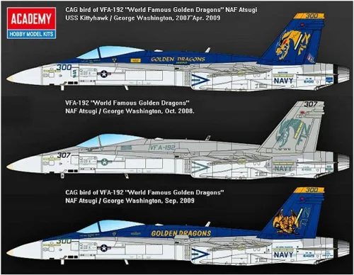 Miniatura 7 de Academy 1:72 - F/A-18C USNV FA-192 Dragones de Oro