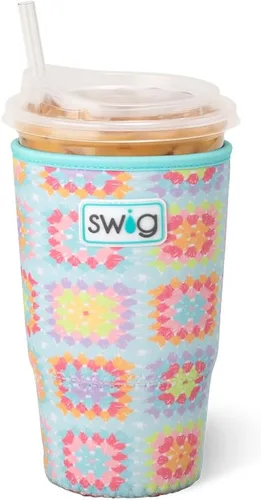 Miniatura 48 de Funda Swig Life para taza de café helado pequeña, funda estándar de 22oz para taza de café helado con asa, funda aislante de neopreno para mantener