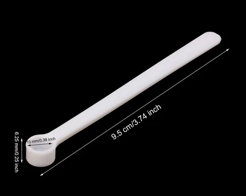 Miniatura 2 de Micro cucharaditas de Penta Angel 12 cucharas medidoras pequeñas, mini cucharas de plástico, herramientas de medición para cosméticos, medicamentos
