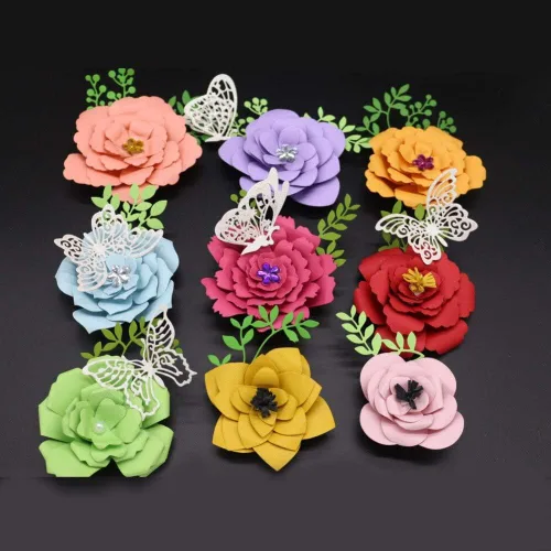 Miniatura 3 de Diferentes troqueles de corte de pétalos de flores, troqueles de flores, plantillas de troquelado de metal para álbum de recortes DIY Artista