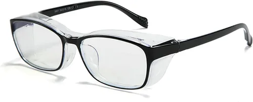 Miniatura 12 de Gafas de seguridad anti-niebla arañazos marco claro, 2021 nuevo TR90 gafas de bloqueo de luz azul
