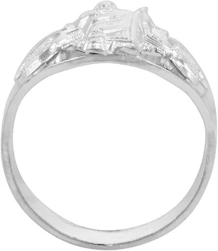 Miniatura 2 de Anillo de plata de ley con correa de cigarro de San Judas para mujer de 34 pulgadas de ancho tallas 5 a 10