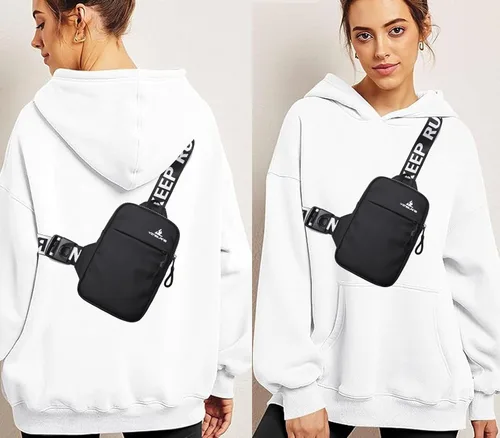 Miniatura 2 de Mini bolso bandolera para mujeres y hombres, bolsa cruzada pequeña, mochila de hombro, riñoneras, bolsa de pecho casual para teléfono para viajes