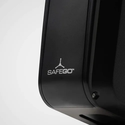 Miniatura 8 de SAFEGO Caja fuerte portátil para interiores y exteriores con llave y acceso combinado (compacta, negro)