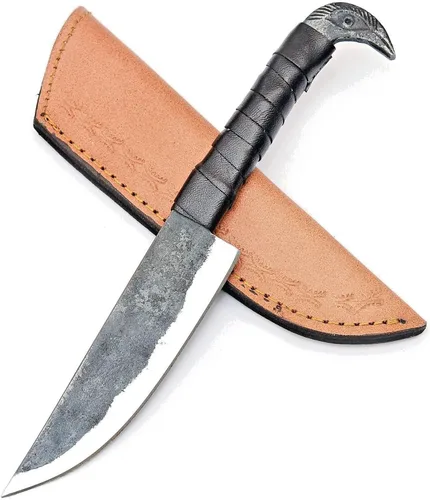Miniatura 18 de Cuchillos de Damasco Hechos a Mano Personalizados de Acero de Damasco Cuchillo de Caza para Desollar, Camping, Exterior - Cuchillos de Caza de Hoja