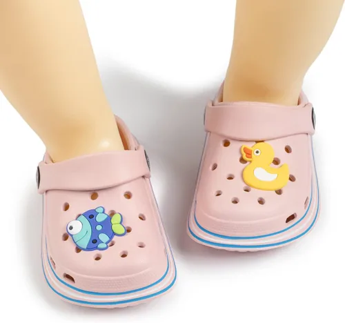 Miniatura 4 de Casazoe Zuecos de agua para niños y niñas pequeños, sandalias de agua sin cordones, ligeras, para exteriores, verano, playa, piscina