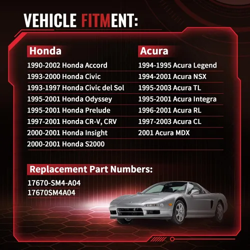 Miniatura 2 de Tapa de Combustible Tapa de Gasolina para Honda Accord Civic del Sol Odyssey Prelude CR-V Insight S2000, Acura Legend NSX TL Integra RL CL MDX, OE