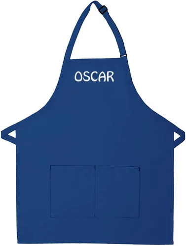 Delantal Personalizado, se puede añadir un nombre bordado al diseño, de algodón de alta calidad, fabricado en los Estados Unidos delantal, colores:
