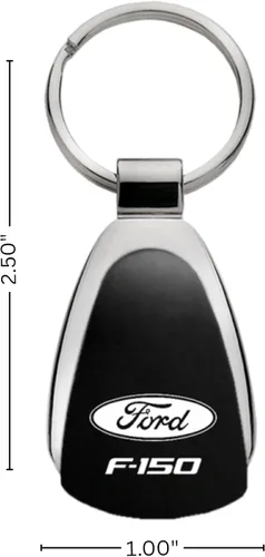 Miniatura 6 de AU-TOMOTIVE GOLD, INC. Llavero con licencia oficial de lágrima para Ford F-150 (negro)