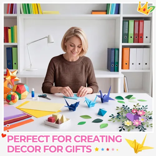 Miniatura 7 de Yahenda 500 piezas de papel de construcción de 12 x 18 pulgadas, varios colores, tarjetas ligeras a granel, papel de construcción de colores grandes
